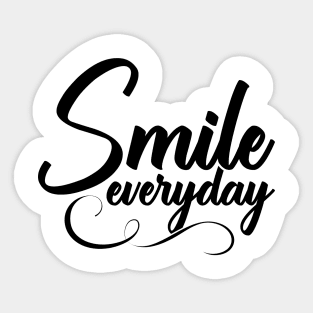 Smile Everyday Sticker